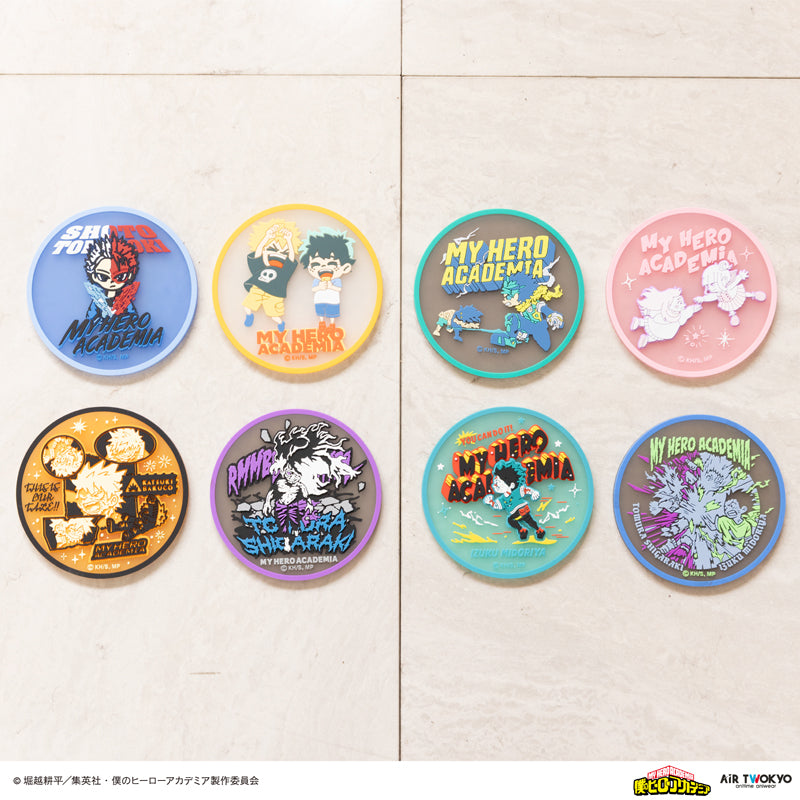 (1BOX=8)(Goods - Coaster) My Hero Academia Vol.1 Final War Arc Clear Rubber Coaster