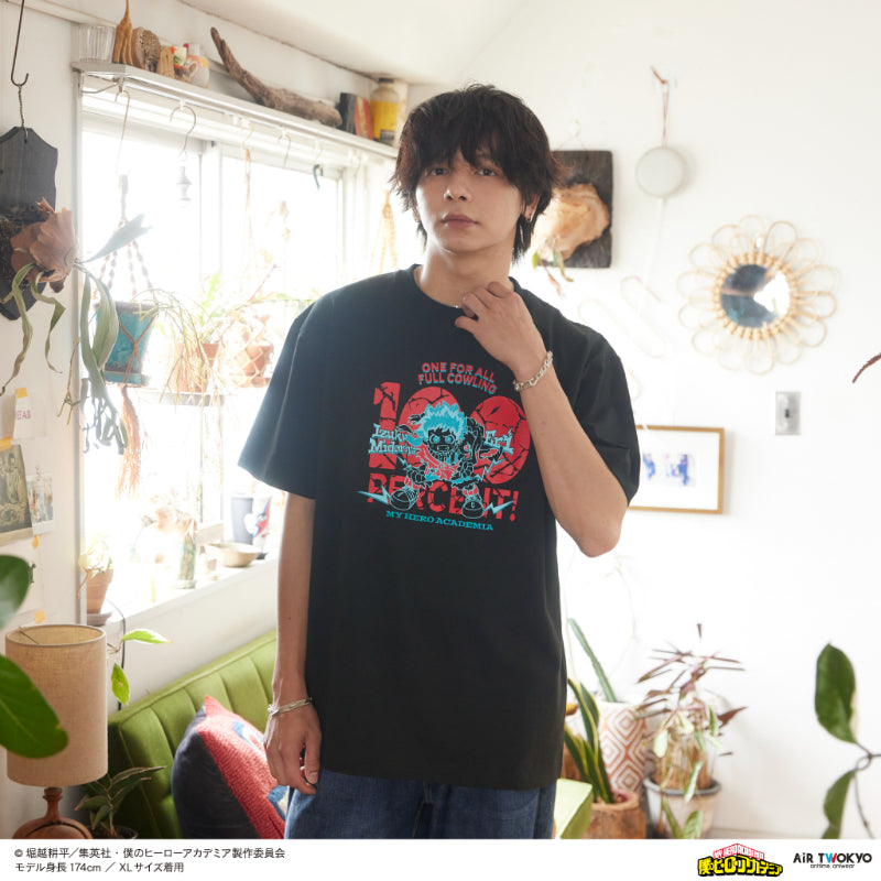 (Goods - Shirt) My Hero Academia Season 4 Scene Art T-shirt 3 (Izuku Midoriya & Eri)