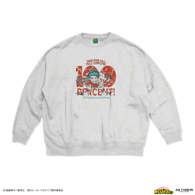 (Goods - Shirt) My Hero Academia Season 4 Scene Art Sweatshirt 2 (Izuku Midoriya & Eri)