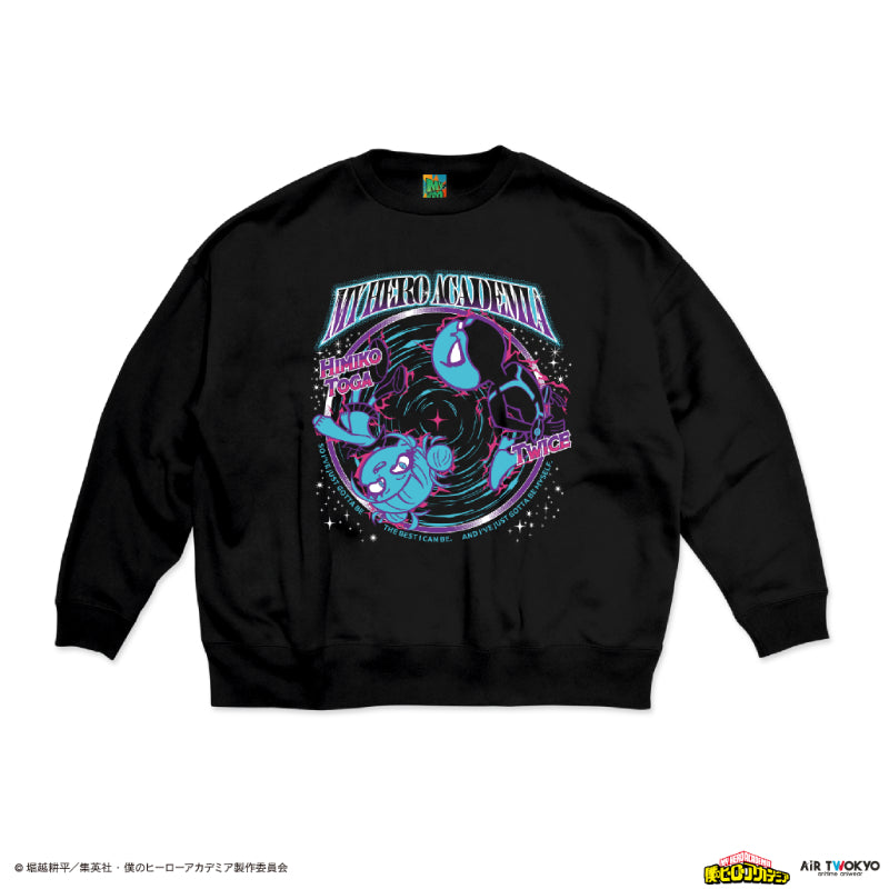 (Goods - Shirt) My Hero Academia Season 4 Scene Art Sweatshirt 3 (Himiko Toga & Twice)
