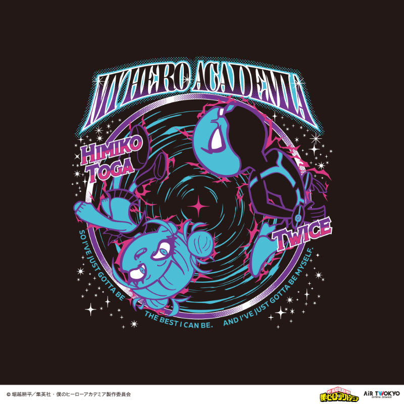 (Goods - Shirt) My Hero Academia Season 4 Scene Art Sweatshirt 3 (Himiko Toga & Twice)