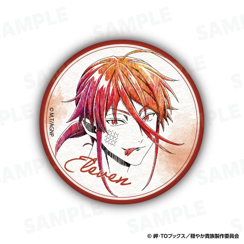(Goods - Badge) A Gentle Noble's Vacation Recommendation Button Badge Eleven Pencil Art ver.