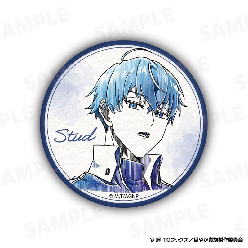 (Goods - Badge) A Gentle Noble's Vacation Recommendation Button Badge Stud Pencil Art ver.