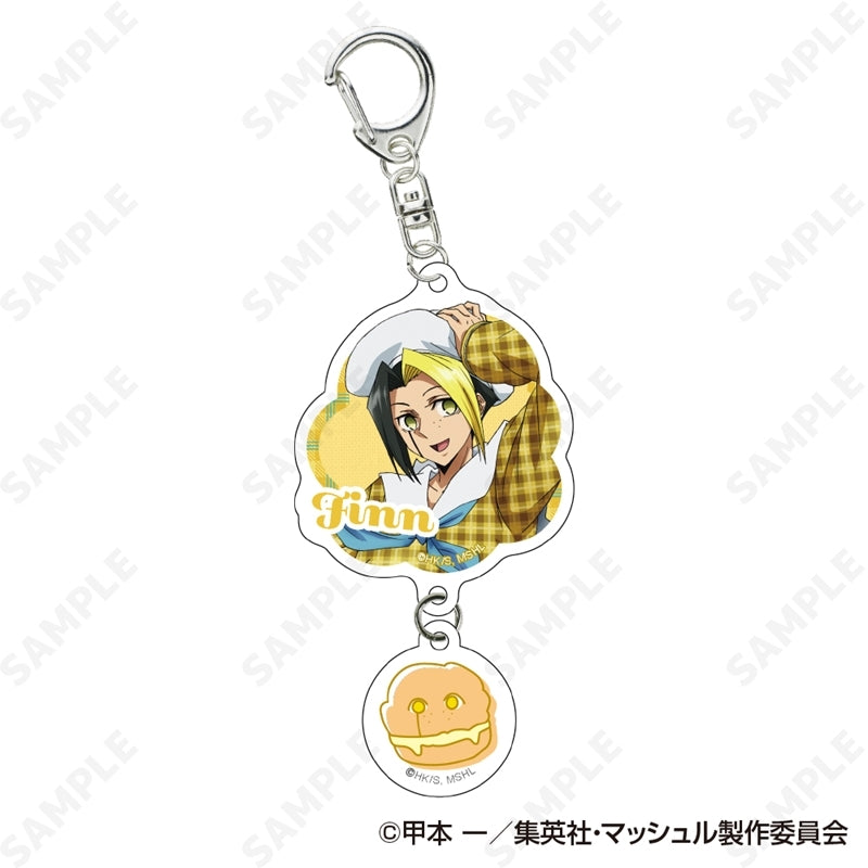 (Goods - Keychain) MASHLE 2-Part Acrylic Keychain 2. Finn Ames [checkered clothes]