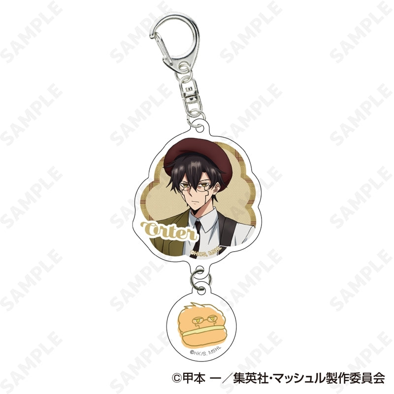 (Goods - Keychain) MASHLE 2-Part Acrylic Keychain 6. Orter Madl [checkered clothes]