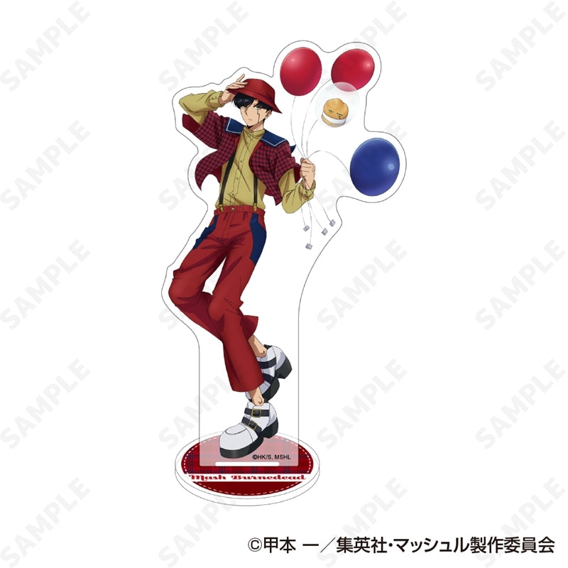 (Goods - Acrylic Stand) MASHLE Acrylic Stand 1. Mash Burnedead [checkered clothes]