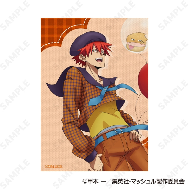 (Goods - Set) MASHLE Clear File & Bromide Set 4. Dot Barrett [checkered clothes]