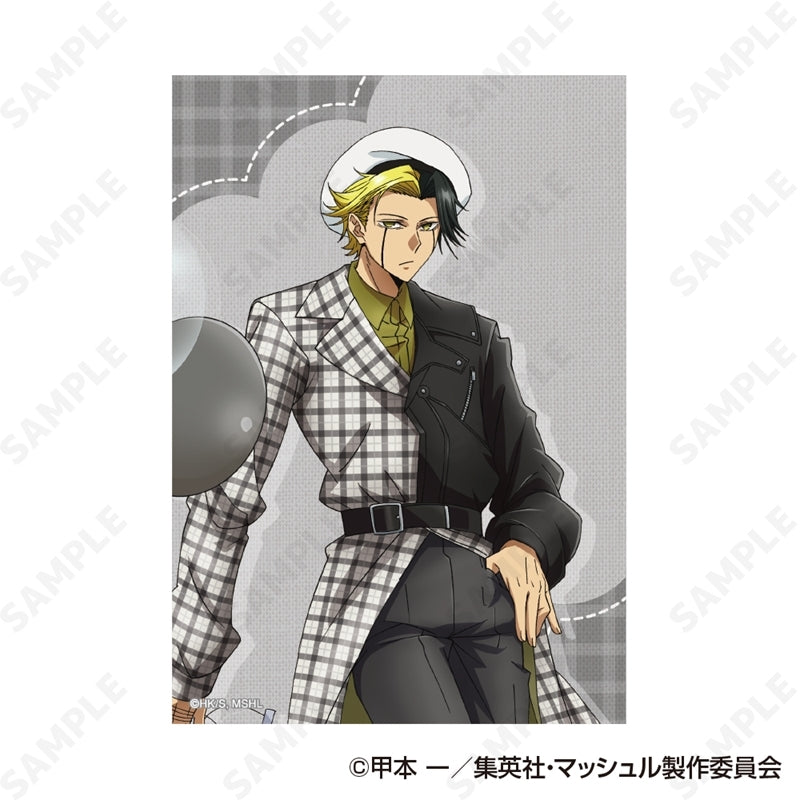 (Goods - Set) MASHLE Clear File & Bromide Set 5. Rayne Ames [checkered clothes]