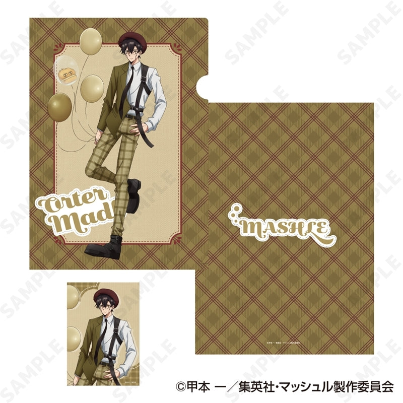 (Goods - Set) MASHLE Clear File & Bromide Set 6. Orter Madl [checkered clothes]