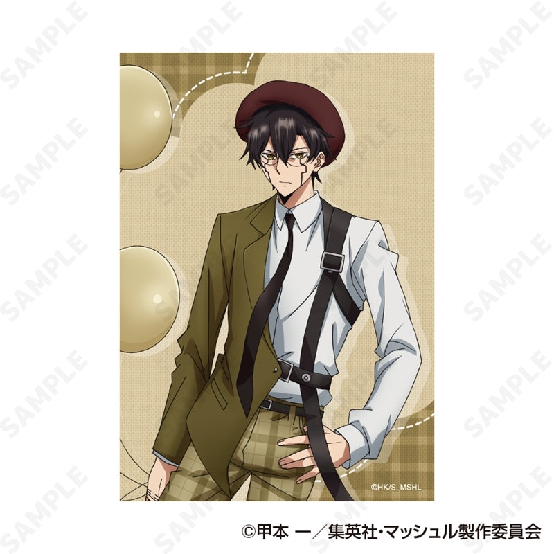 (Goods - Set) MASHLE Clear File & Bromide Set 6. Orter Madl [checkered clothes]