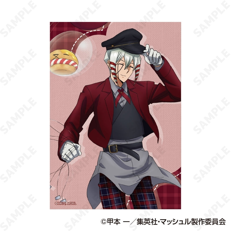 (Goods - Set) MASHLE Clear File & Bromide Set 7. Kaldo Gehenna [checkered clothes]