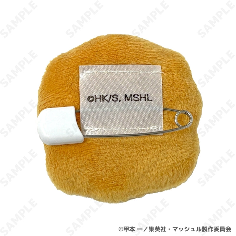 (Goods - Badge) MASHLE Choux Cream Plush Badge 1. Mash Burnedead