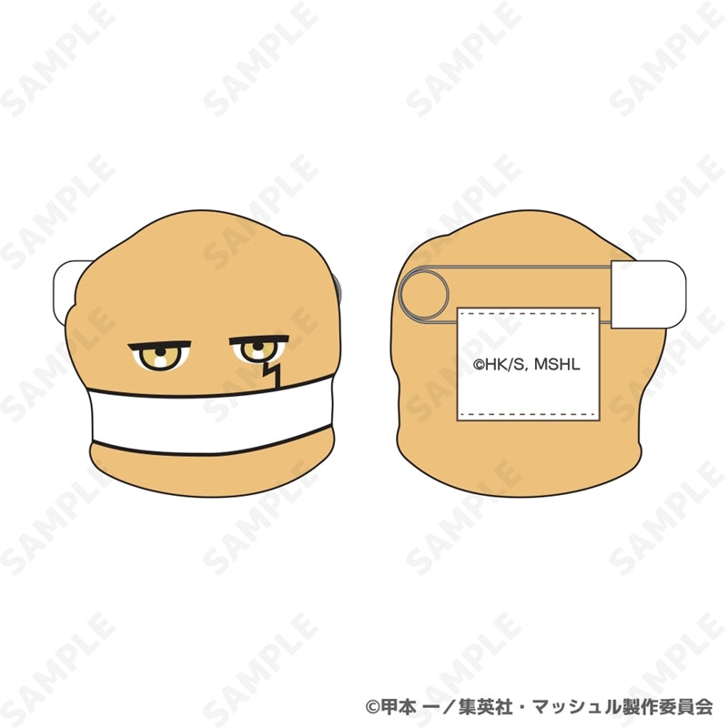 (Goods - Badge) MASHLE Choux Cream Plush Badge 1. Mash Burnedead