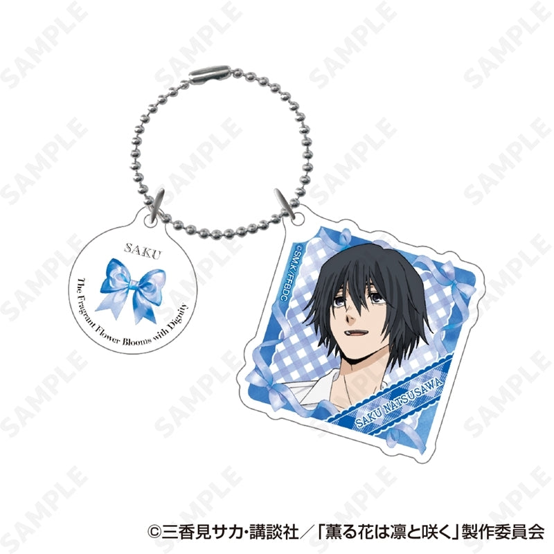 (Goods - Keychain) The Fragrant Flower Blooms with Dignity Acrylic Keychain 4. Saku Natsusawa