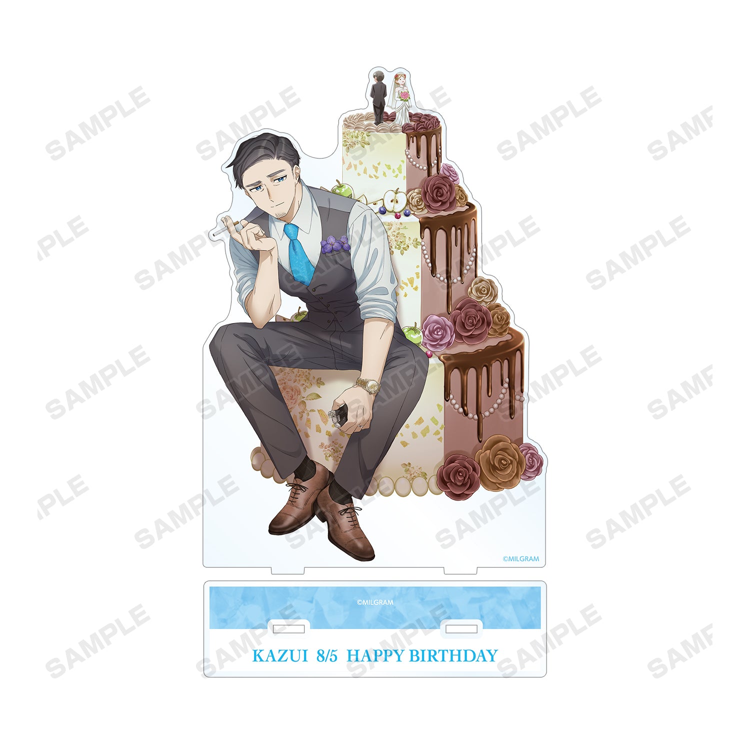 (Goods - Stand Pop) MILGRAM BIG Acrylic Stand Birthday Ver. Feat. Exclusive Art Kazui