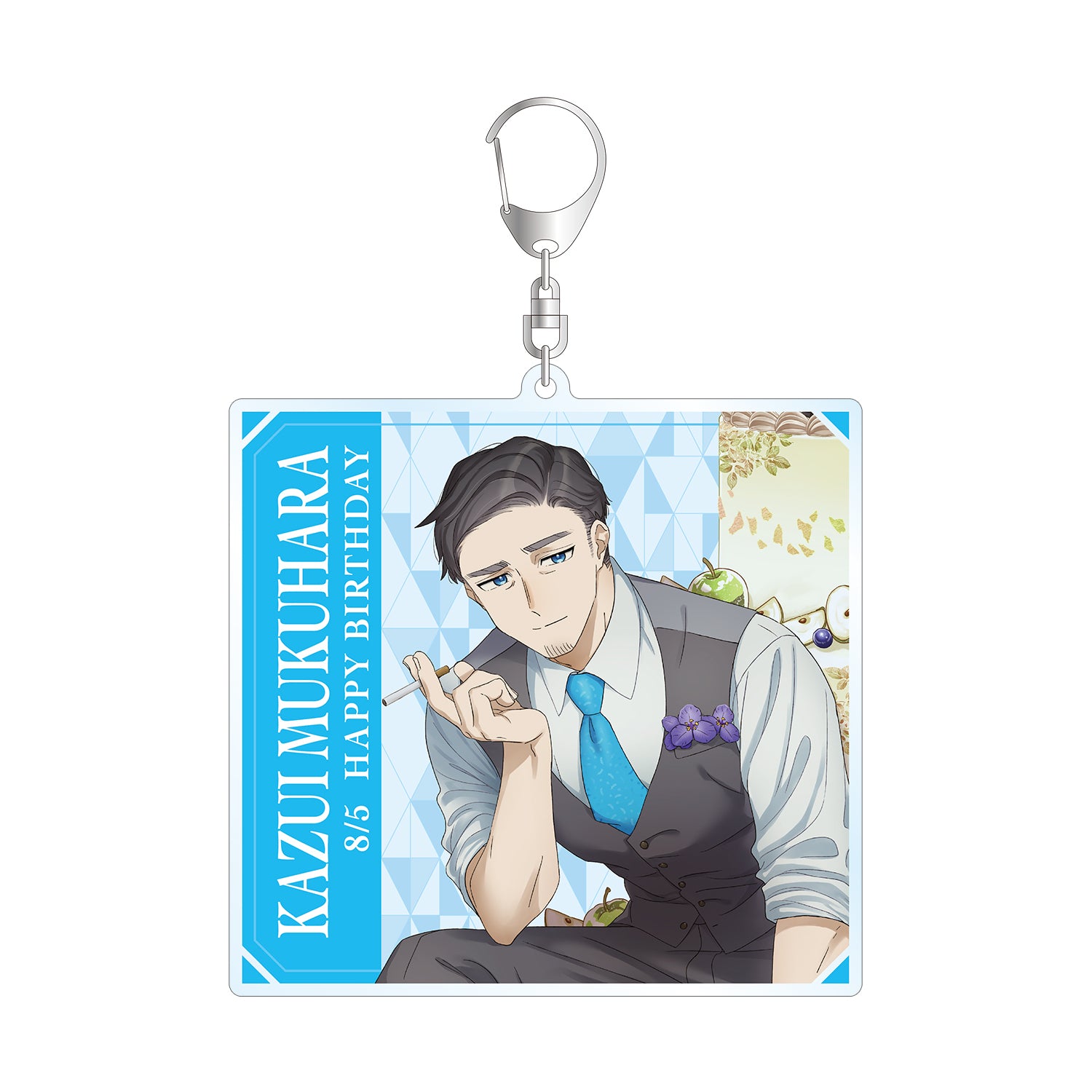 (Goods - Key Chain) MILGRAM BIG Acrylic Key Chain Birthday Ver. Feat. Exclusive Art Kazui