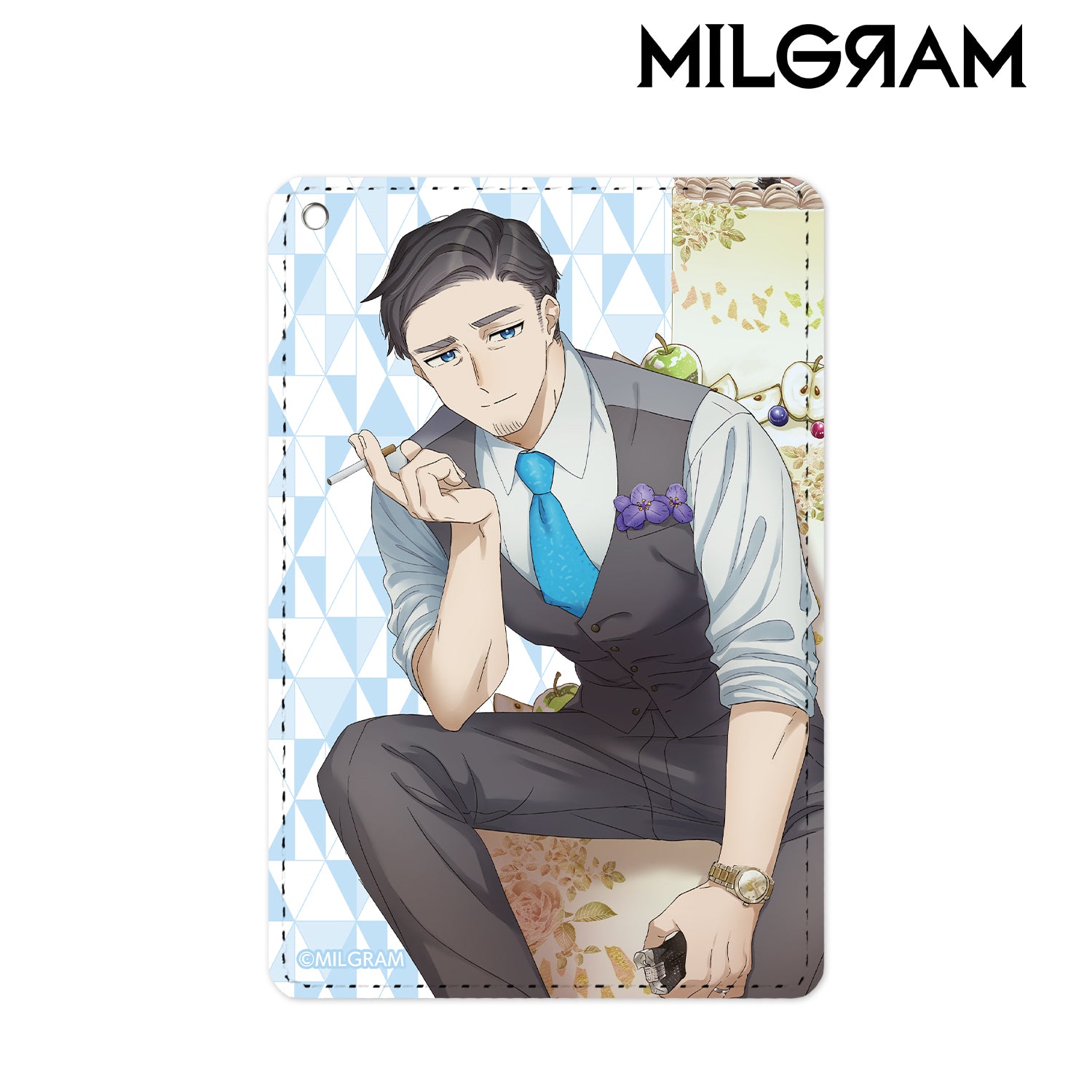 (Goods - Pass Case) MILGRAM 1 Pocket Pass Case Birthday Ver. Feat. Exclusive Art Kazui