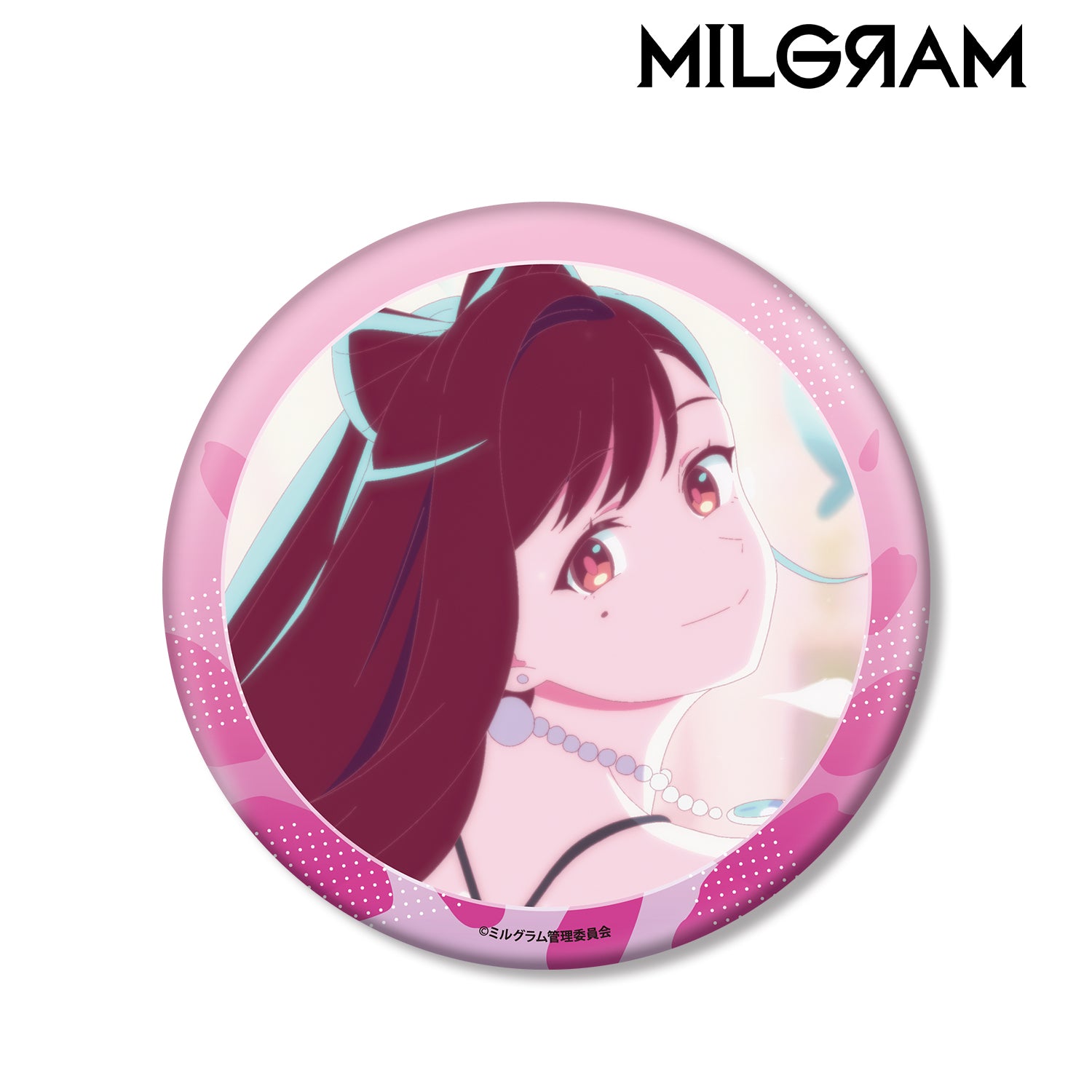 (Goods - Badge) MILGRAM BIG MV Button Badge Yuno (Tear Drop)