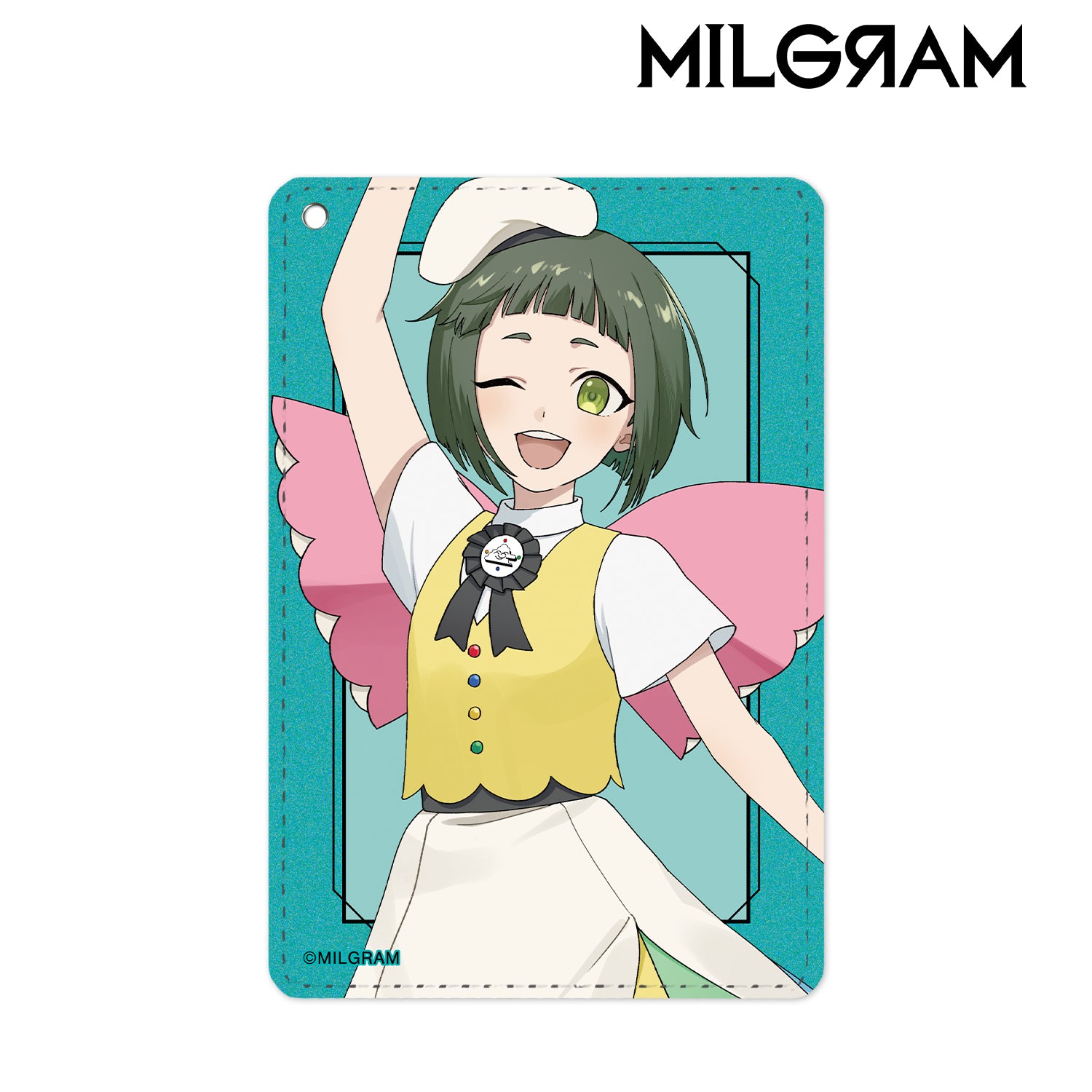 (Goods - Pass Case) MILGRAM 1 Pocket Pass Case First Music Video Costume Ver. Feat. Exclusive Art Amane