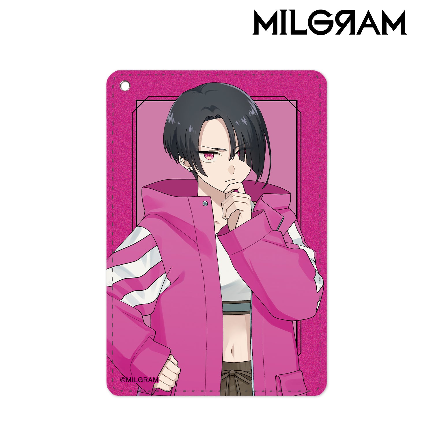 (Goods - Pass Case) MILGRAM 1 Pocket Pass Case First Music Video Costume Ver. Feat. Exclusive Art Kotoko