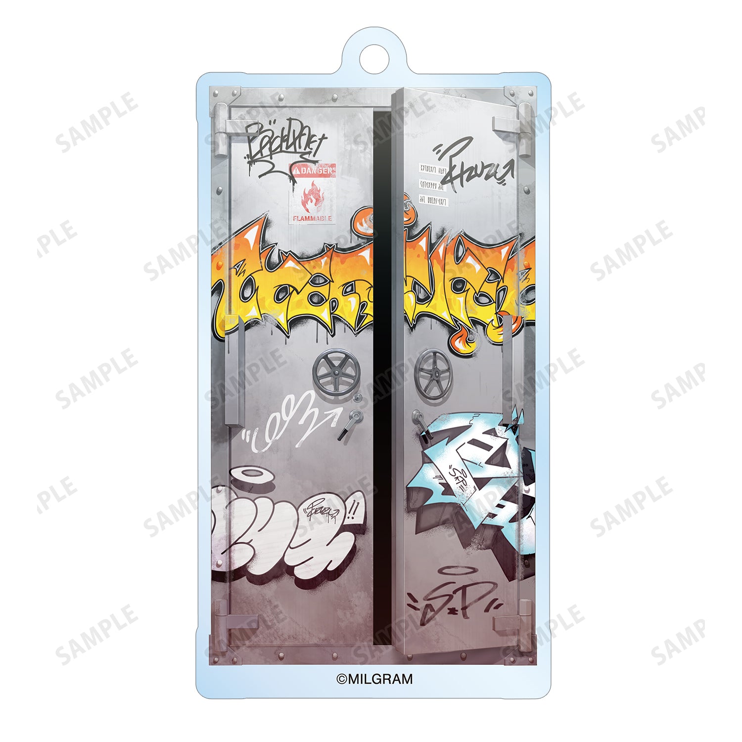 (Goods - Key Chain) MILGRAM Backdraft BIG Acrylic Key Chain Cover Art Ver. Fuuta