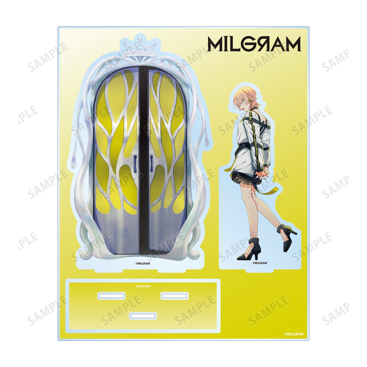 (Goods - Stand Pop) MILGRAM Its's Not My Fault Acrylic Diorama Cover Art Ver. Mu