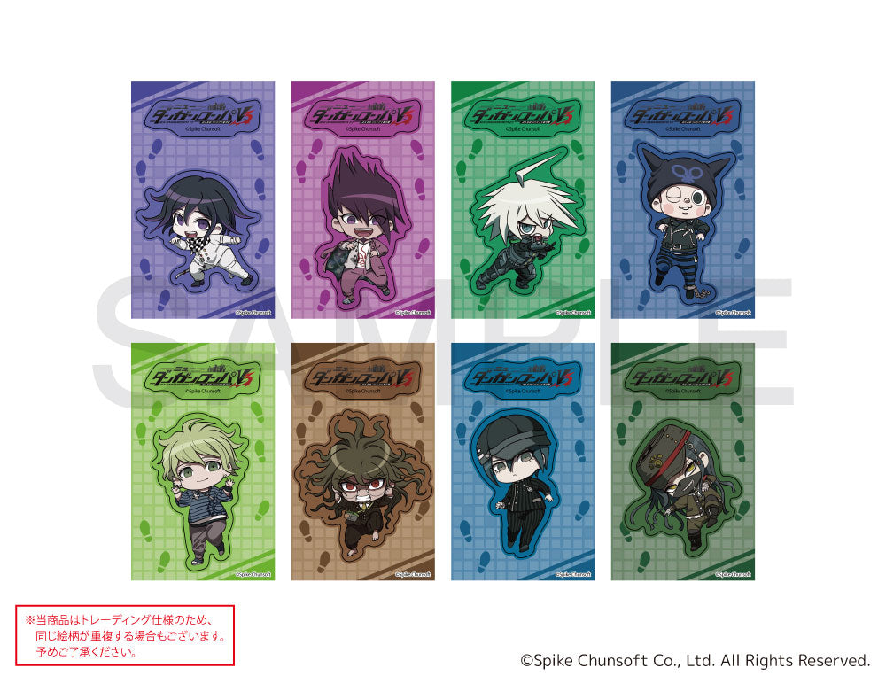 [※Blind](Goods - Stationery) Danganronpa V3: Killing Harmony Chibitto Step Trading Removable Sticker A