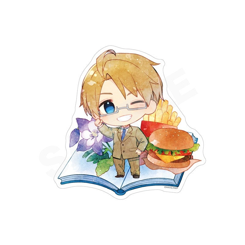 (Goods - Sticker) Hetalia World★Stars Chara Art Sticker /04 America
