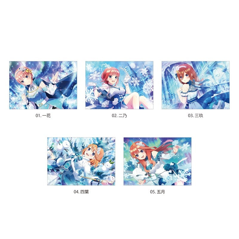 (Goods - Poster) The Quintessential Quintuplets The Quintuplets Can't Divide the Puzzle Into Five Equal Parts A3 Clear Poster /04 Yotsuba