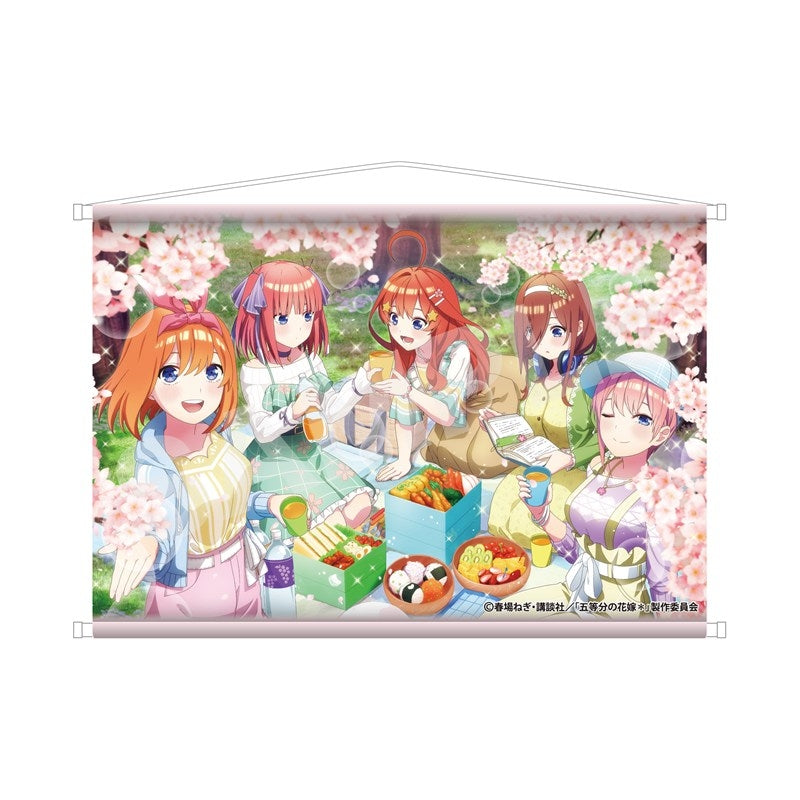 (Goods - Tapestry) The Quintessential Quintuplets The Quintuplets Can't Divide the Puzzle Into Five Equal Parts B2 Tapestry /01 Flower-viewing