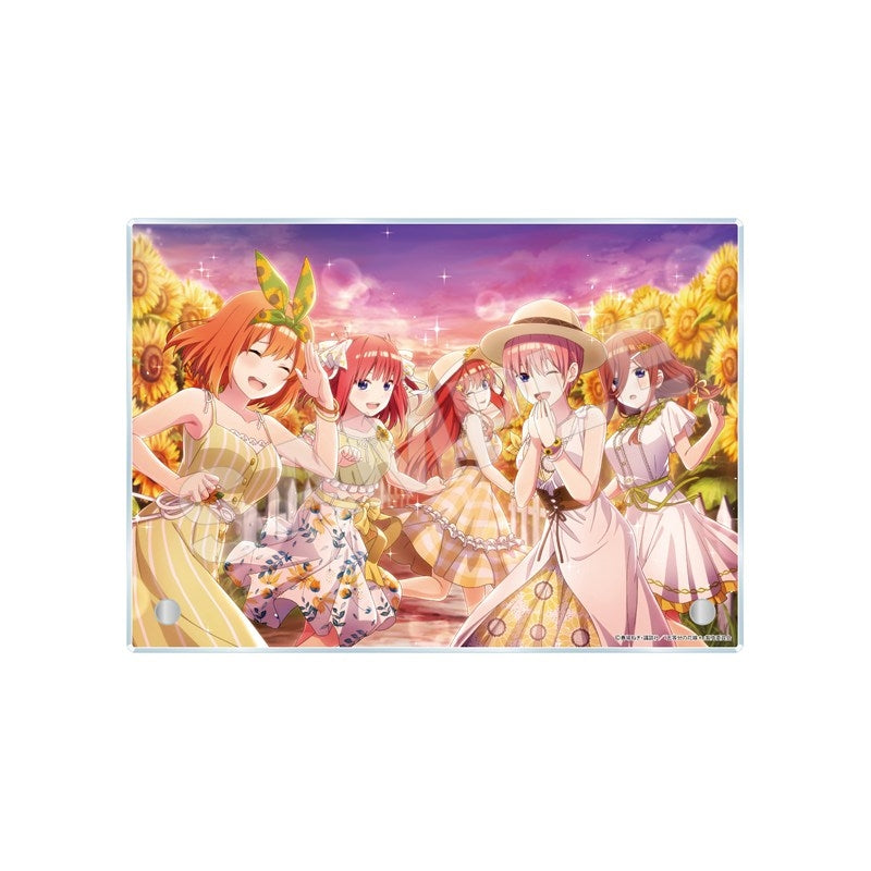 (Goods - Board ) The Quintessential Quintuplets The Quintuplets Can't Divide the Puzzle Into Five Equal Parts Acrylic Board - Techniques - /02 Sunflowers