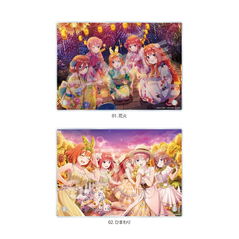 (Goods - Board ) The Quintessential Quintuplets The Quintuplets Can't Divide the Puzzle Into Five Equal Parts Acrylic Board - Techniques - /02 Sunflowers