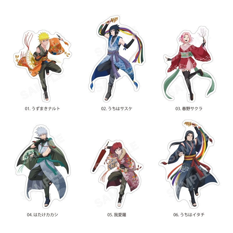 (Goods - Sticker) NARUTO Shippuden Traditional Dance ver. Sticker - 02 Sasuke Uchiha
