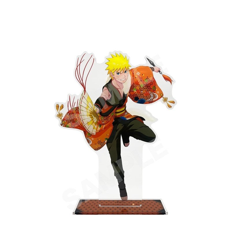 (Goods - Stand Pop) NARUTO Shippuden Traditional Dance ver. BIG Acrylic Stand - 01 Naruto Uzumaki