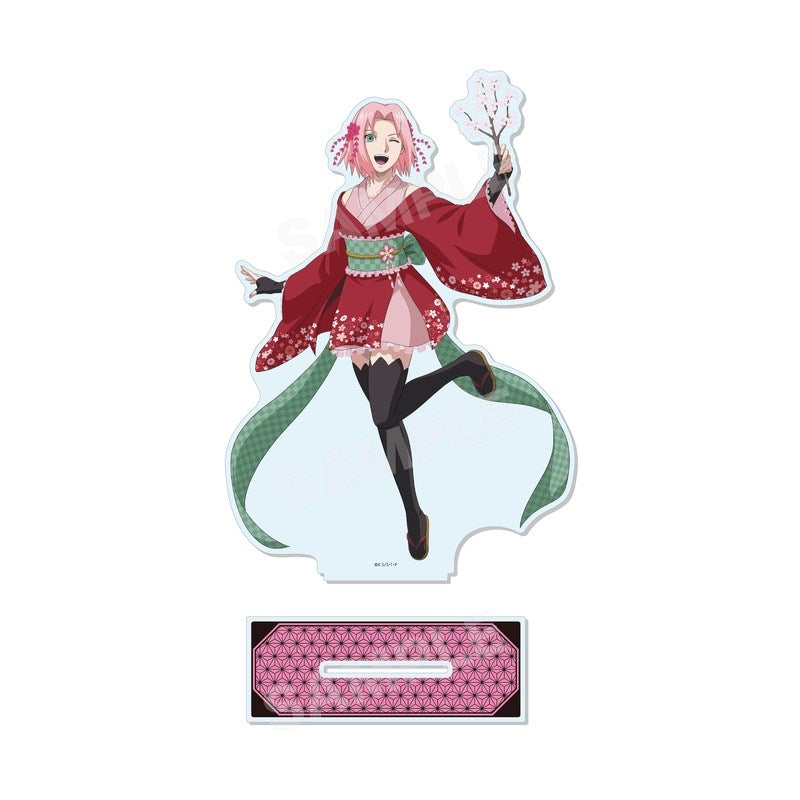 (Goods - Stand Pop) NARUTO Shippuden Traditional Dance ver. BIG Acrylic Stand - 03 Sakura Haruno