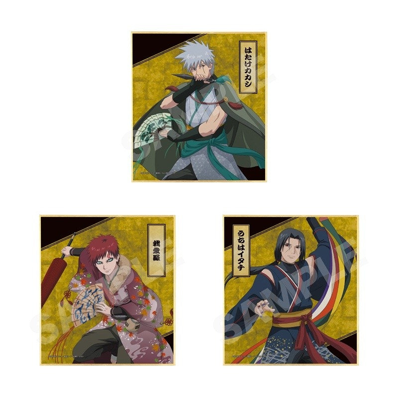 (1BOX=6)(Goods - Art Board) NARUTO Shippuden Traditional Dance ver. Mini Art Board - 01 (6 Types Total)