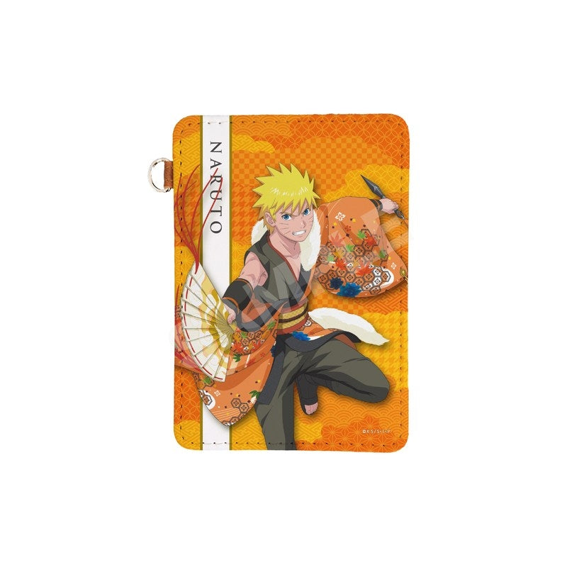 (Goods - Pass Case) NARUTO Shippuden Traditional Dance ver. Pleather Pass Case - 01 Naruto Uzumaki