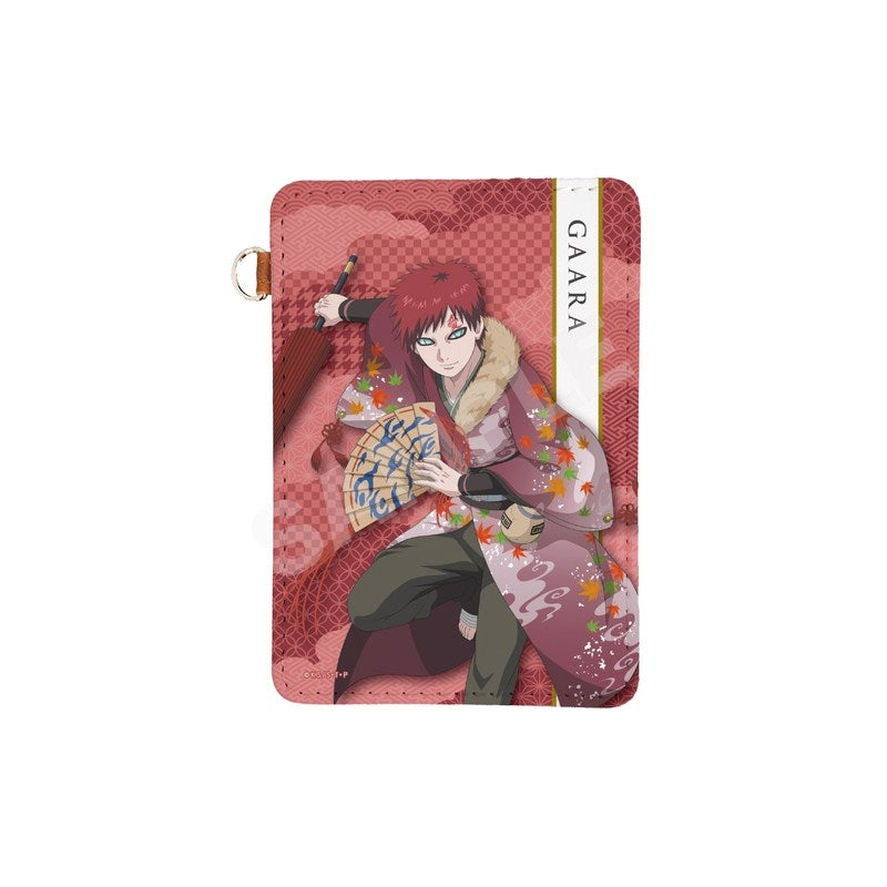 (Goods - Pass Case) NARUTO Shippuden Traditional Dance ver. Pleather Pass Case - 05 Gaara