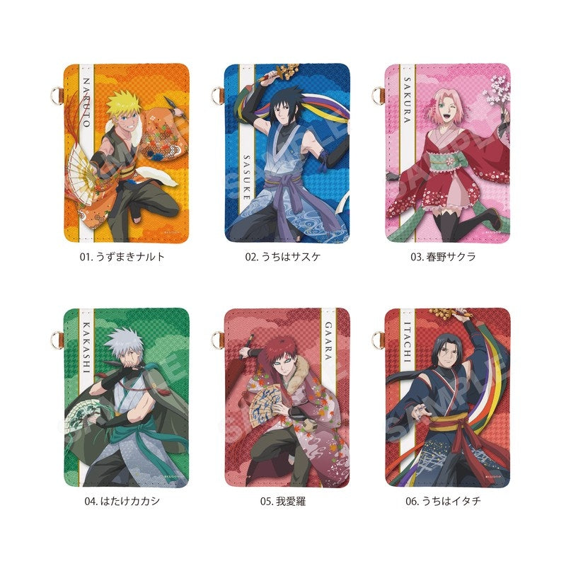 (Goods - Pass Case) NARUTO Shippuden Traditional Dance ver. Pleather Pass Case - 05 Gaara
