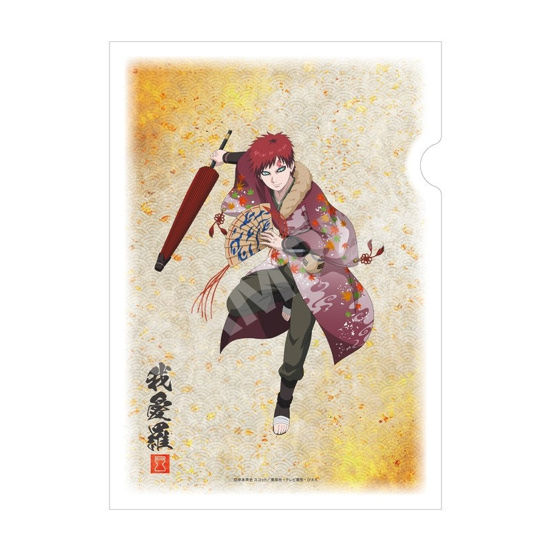 (Goods - Clear File) NARUTO Shippuden Traditional Dance ver. Washi File - 05 Gaara