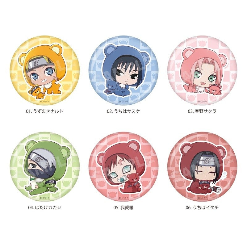 (1BOX=6)(Goods - Badge) NARUTO Shippuden Babume Button Badge - 01 (6 Types Total)