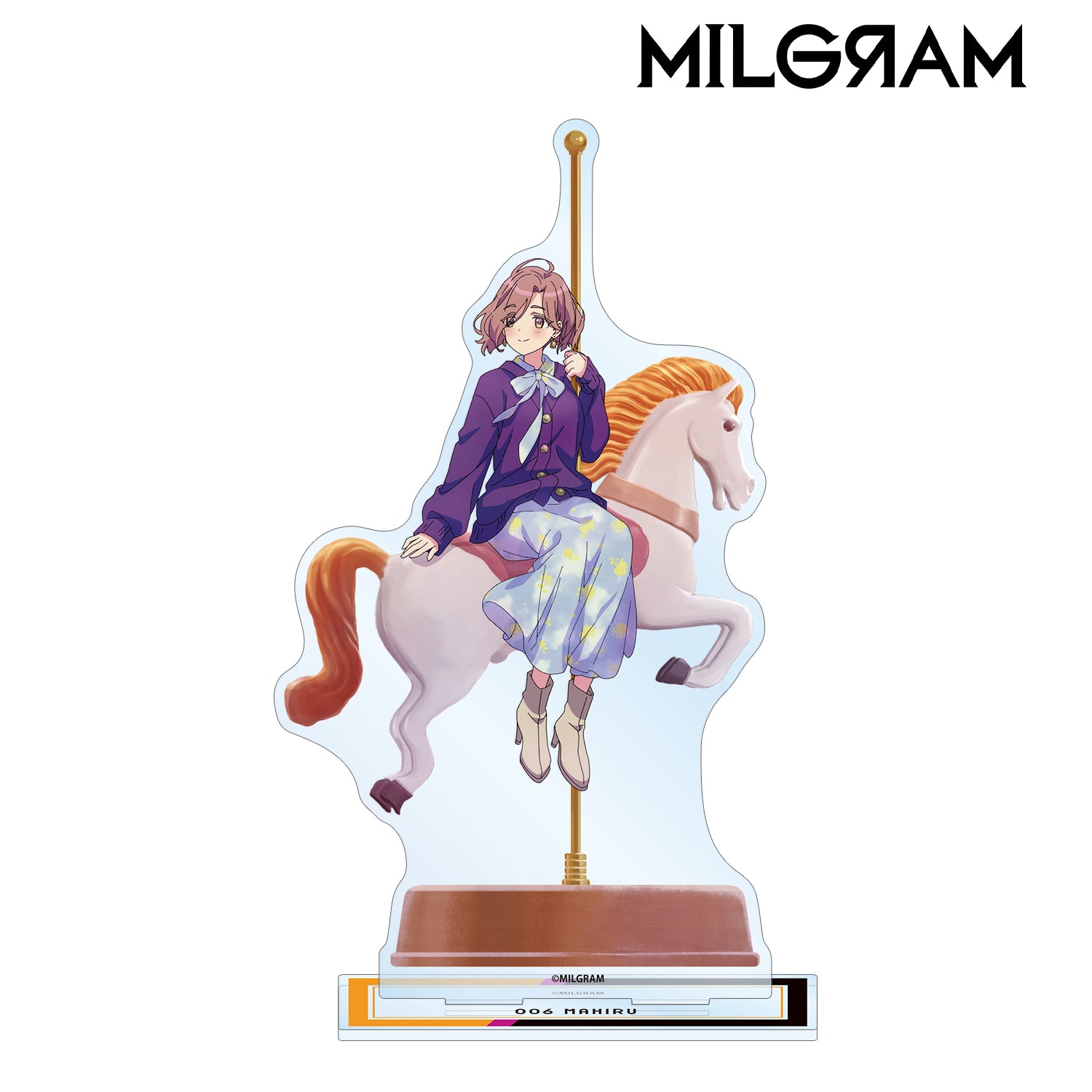 (Goods - Stand Pop) MILGRAM MV BIG Acrylic Stand Mahiru (Daisuki)