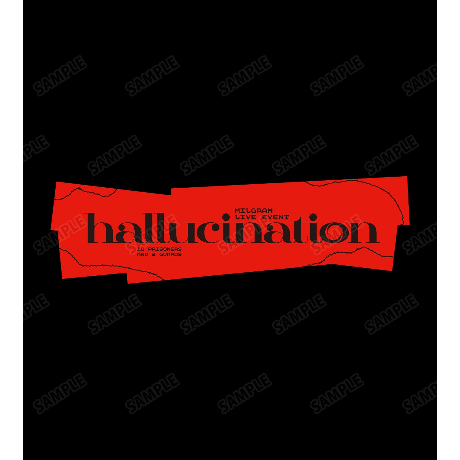 (Goods - T-Shirt) MILGRAM LIVE EVENT hallucination Offical T-Shirt Unisex (Size/Free)