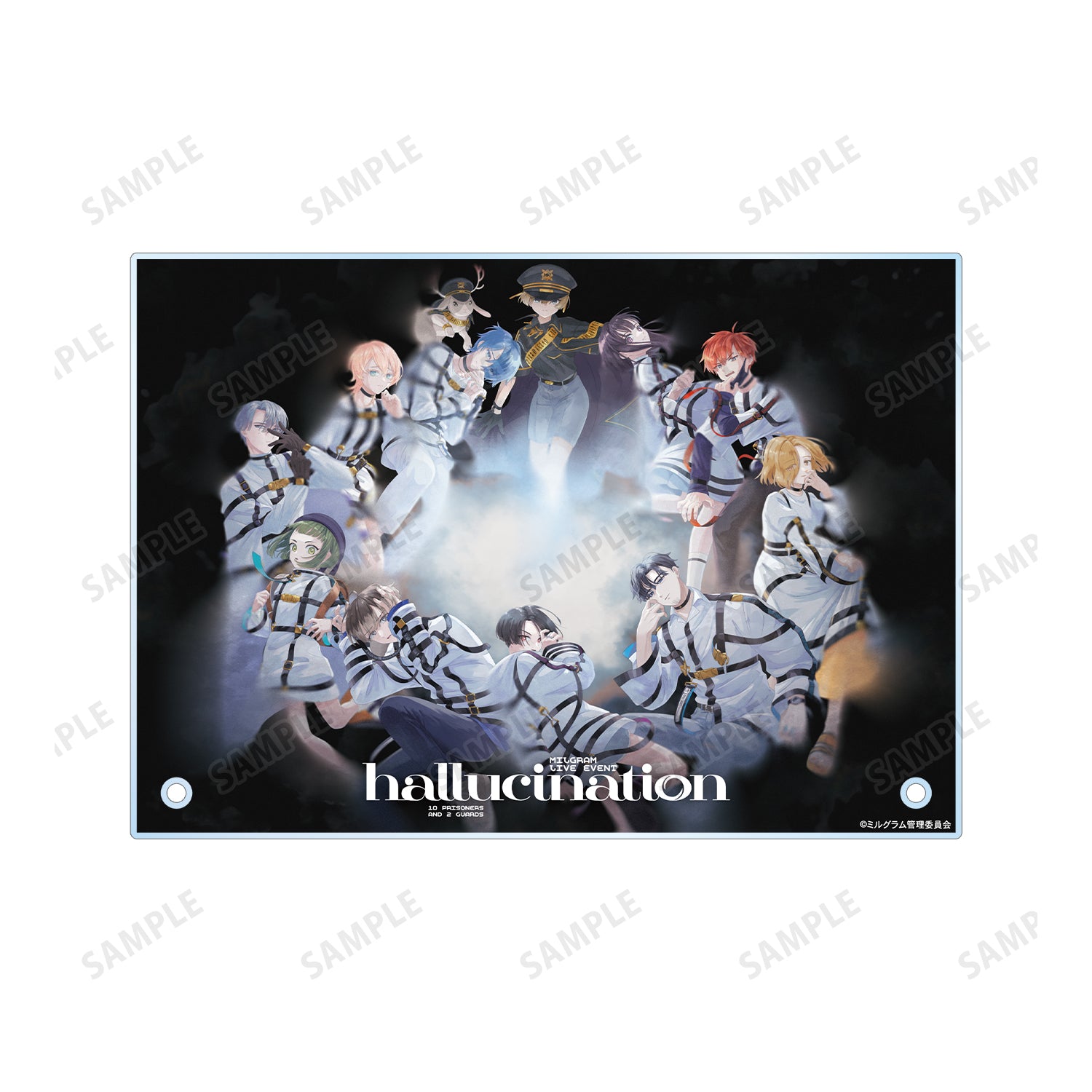 (Goods - Ornaments) MILGRAM LIVE EVENT A5 hallucination Key Visual Acrylic Panel