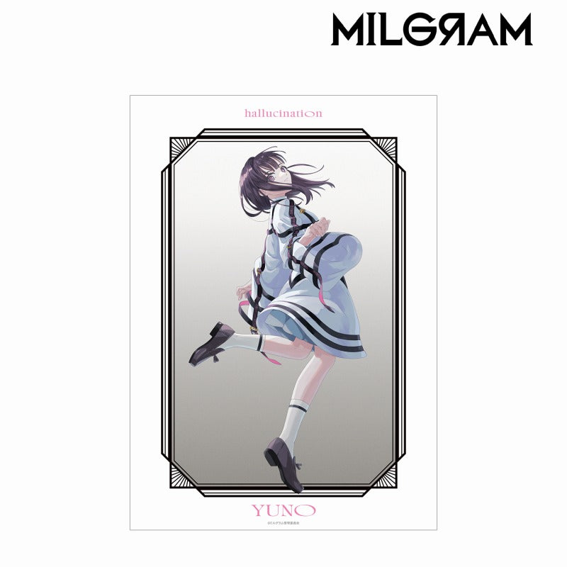 (Goods - Poster) MILGRAM LIVE EVENT A3 Matte Finished Poster hallucination Ver. Feat. Exclusive Art Yuno