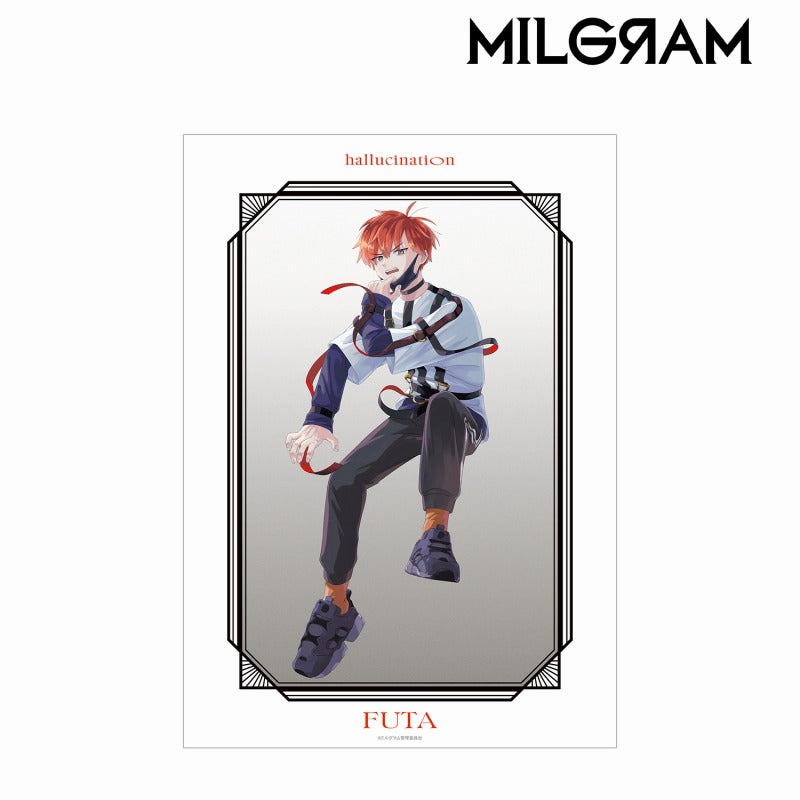 (Goods - Poster) MILGRAM LIVE EVENT A3 Matte Finished Poster hallucination Ver. Feat. Exclusive Art Fuuta