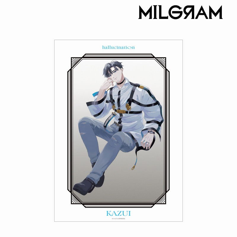 (Goods - Poster) MILGRAM LIVE EVENT A3 Matte Finished Poster hallucination Ver. Feat. Exclusive Art Kazui