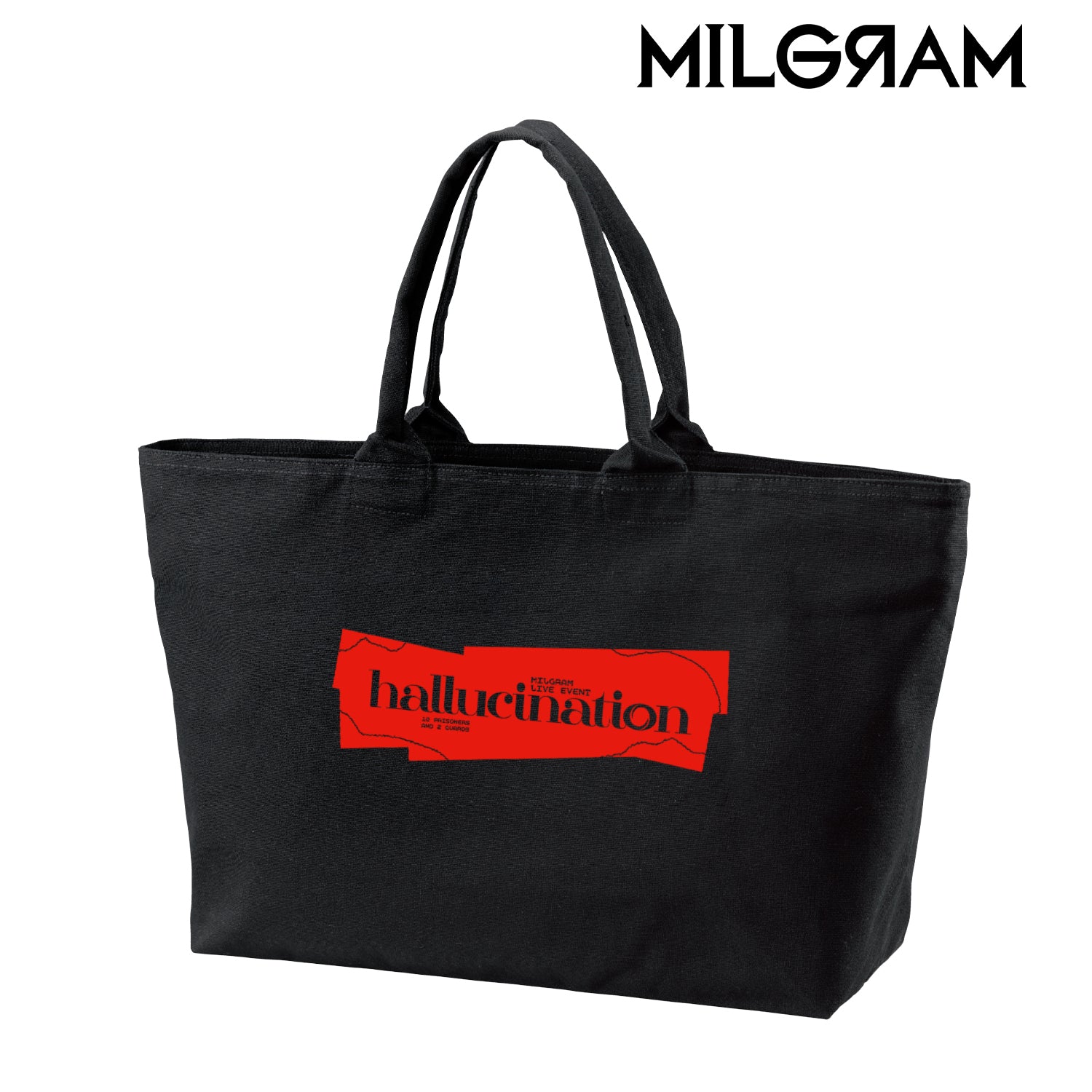 (Goods - Bag) MILGRAM LIVE EVENT hallucination Big Zip Logo Tote Bag