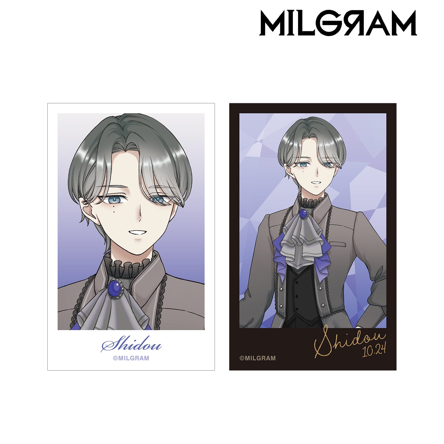 (Goods - Card) MILGRAM Exclusive Art Shidou Birthday ver. Vol.2 Instand Photo Style Art Card Set of 2