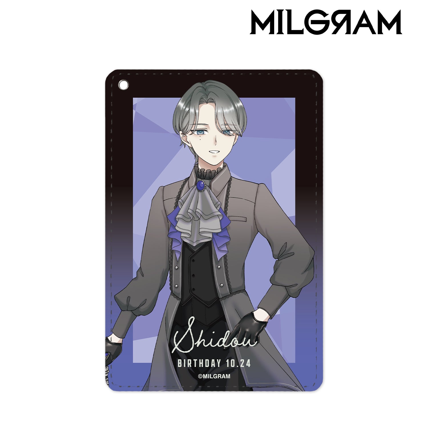 (Goods - Pass Case) MILGRAM Exclusive Art Shidou Birthday ver. Vol.2 1 Pocket Pass Case
